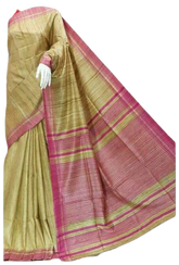 Pure Tussar Ghicha Silk Saree SILK ZONE